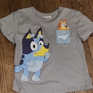 Lucy Gray Bluey Pocket Graphic Tee